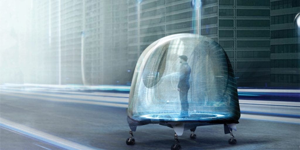 Transparent Pods To Solve Future Traffic Jams