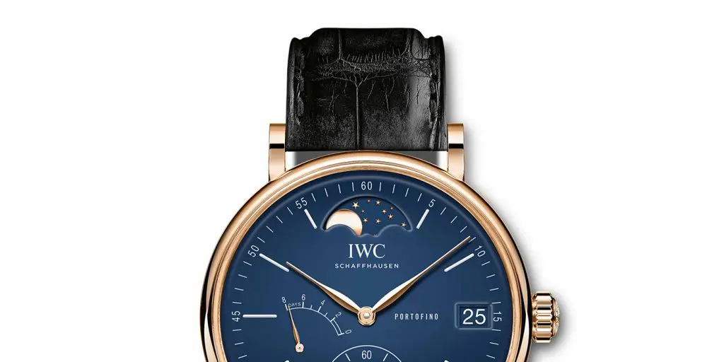 IWC Portofino Hand-Wound Moon Phase Edition “150 Years”