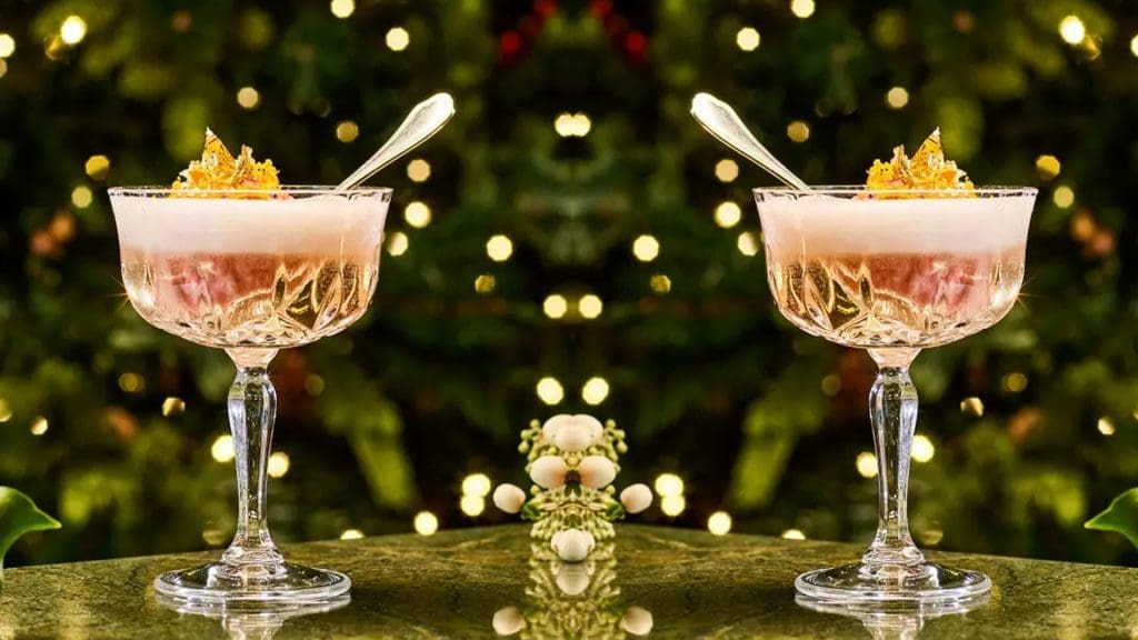 Add This Pomegranate Sgroppino With Gold Leaf To Your Cocktail Repertoire