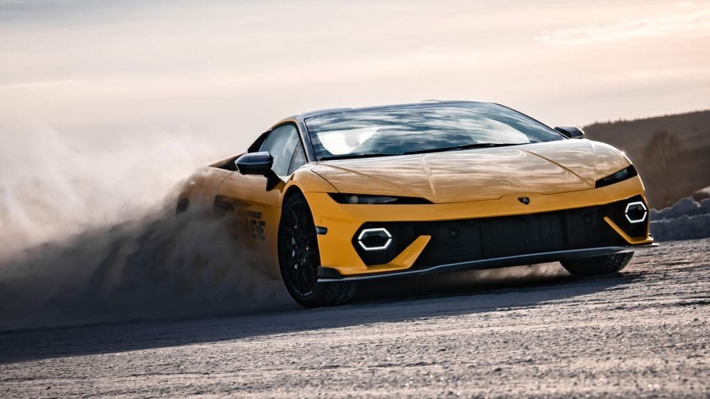 We’re Drifting Lamborghinis on a Frozen Lake in Mongolia